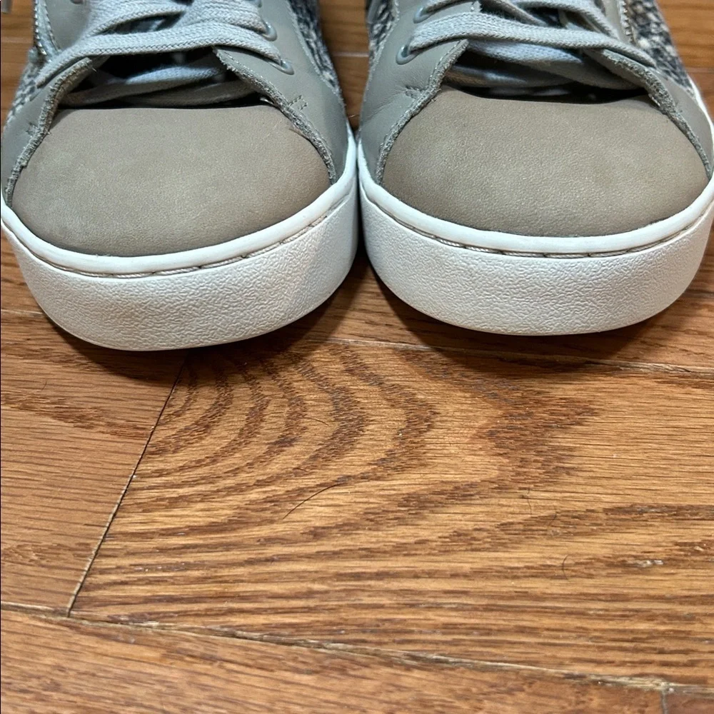 Vionic Women's Splendid Torri High Top Sneakers in Snakeskin and Gray